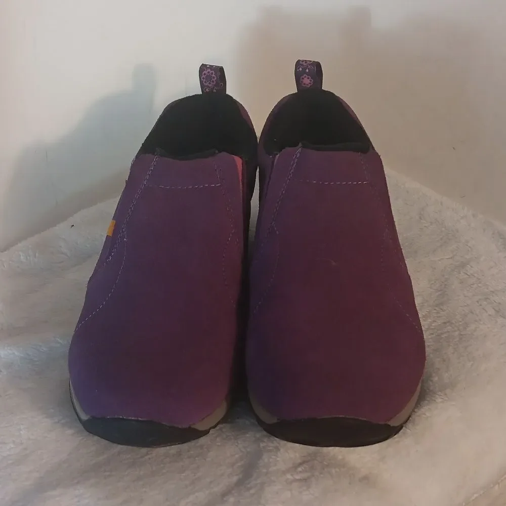 Merrell Kid's Purple Jungle Moc Frosty Waterproof Unisex Slip-On Shoes